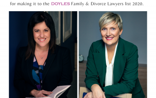 Tarah Tosh and Zoe Adams on Family and Divorce Lawyers List 2020