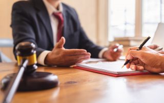 What type of lawyer do you need? Accompanying picture: co-investment business and lawyer or judge team signing contract agreement, Concepts of law, advice, legal services.