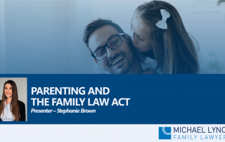 Image to accompany a summary of the family law webinar called "Counsellors Webinar - Parenting and the Family Law Act"