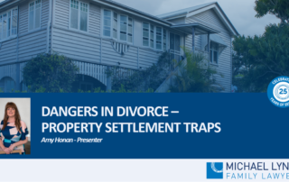 Image to accompany a summary of the webinar called "Accountants Webinar - Dangers in Divorce – Property Settlements Traps"